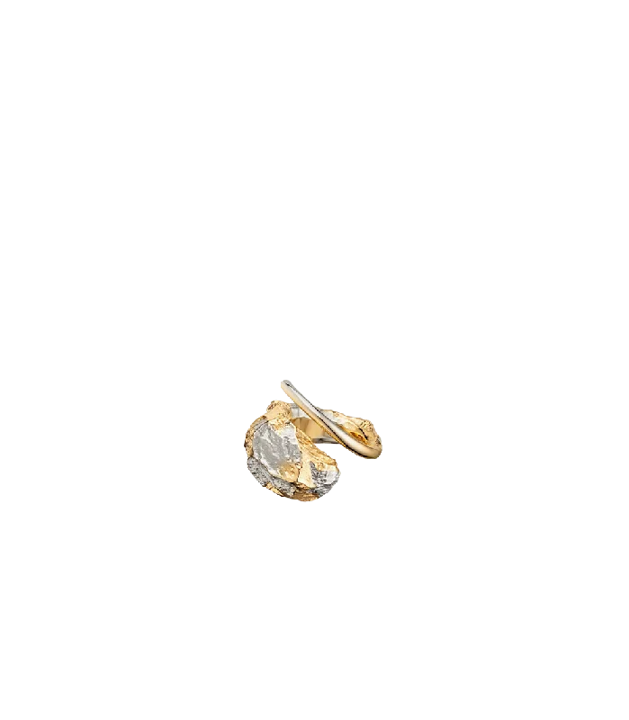 Eroz Ring - Duo palladium with 24 carat gold plating