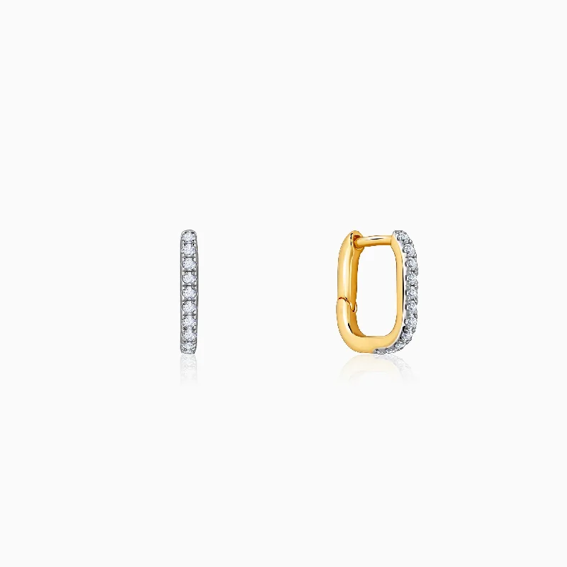 wide gold cuff bracelet Gold Bold Circles Diamond J Hoop Earrings