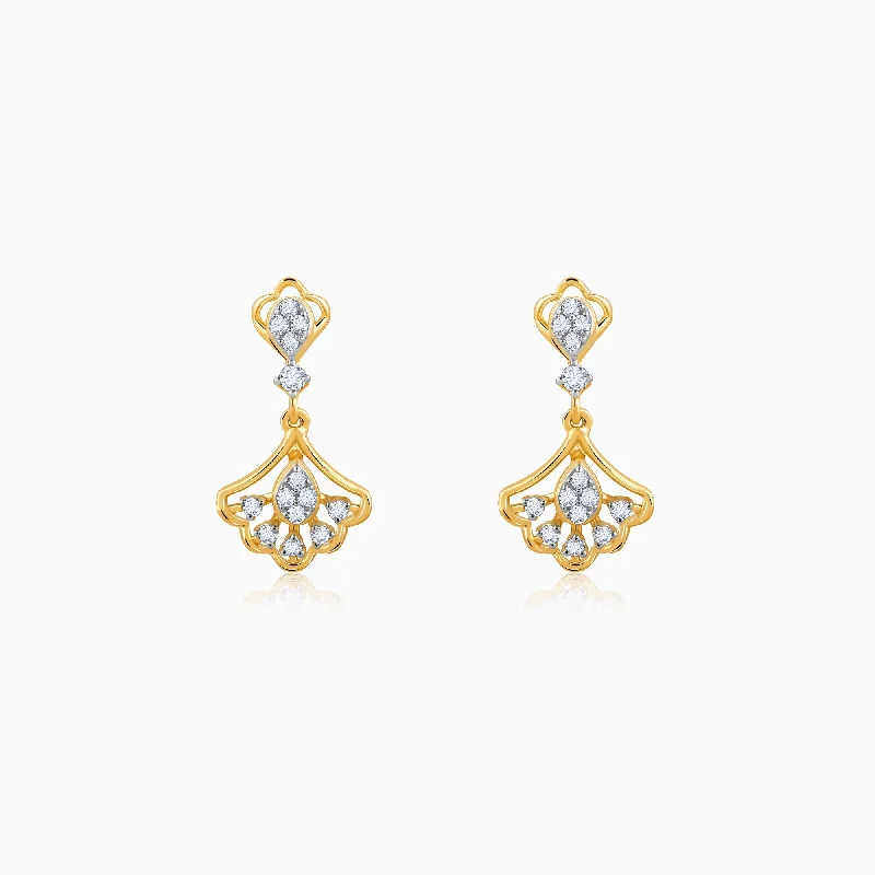 personalized engraved signet ring Gold Bonita Earrings