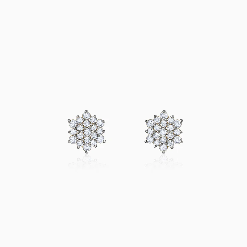 small diamond nose stud Gold Daisy Delight Diamond Studs