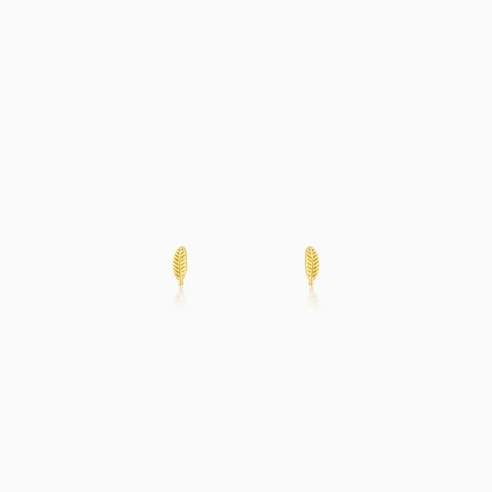 emerald-cut engagement ring halo Golden Alluring Stud Earrings