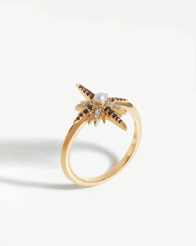 delicate floral wedding band Harris Reed Fine Starlight Ring | 14ct Solid Gold/Pearl & Diamond delicate floral wedding band Harris Reed Fine Starlight Ring | 14ct Solid Gold/Pearl & Diamond