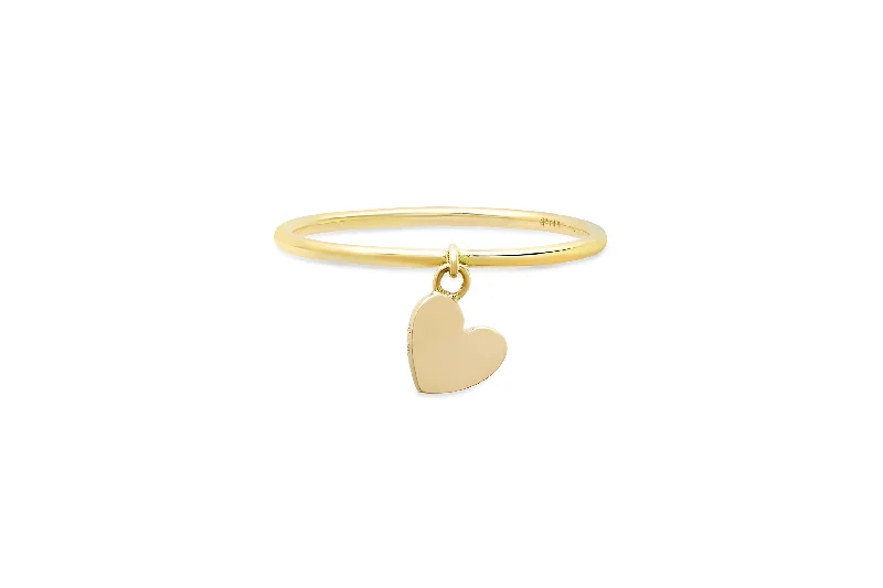 Heart Charm Ring