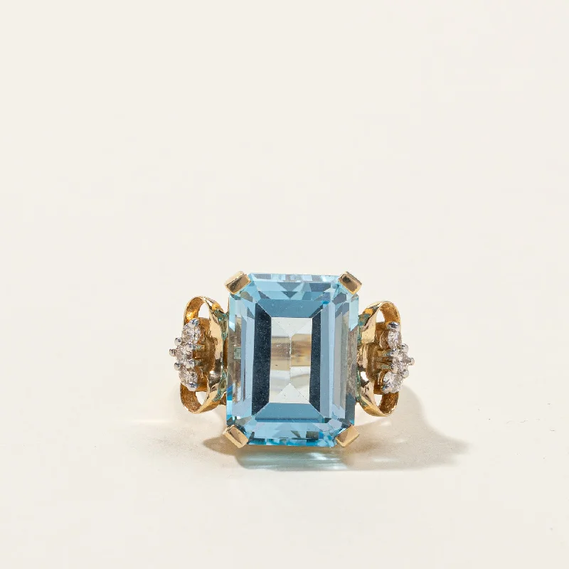 sterling silver arrow ring High Set Topaz & Diamond Ring | 16.08ct | 0.21ctw | SZ 6.75 | sterling silver arrow ring High Set Topaz & Diamond Ring | 16.08ct | 0.21ctw | SZ 6.75 |