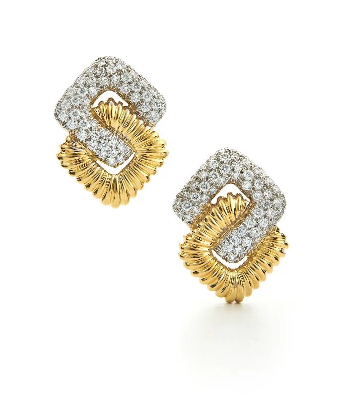 Interlocking Quad Earrings