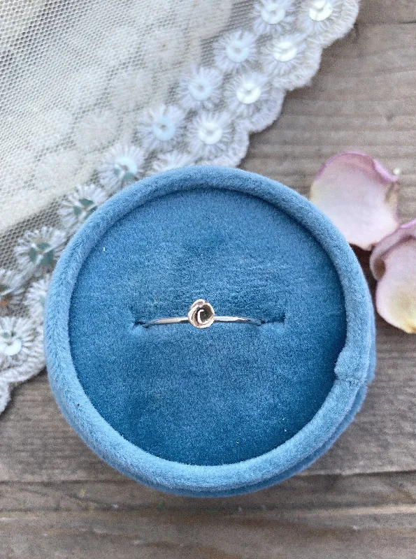 vintage gold engagement ring Small Kissed by a Rose Ring