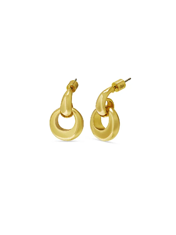 dainty rose gold anklet Knock, Knock Gold Earrings