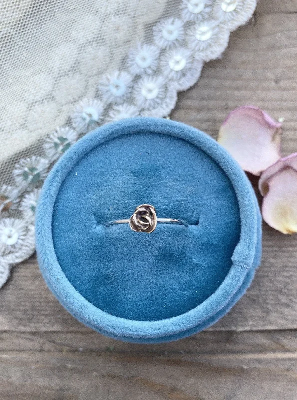 natural jade ring Large Kissed by a Rose Ring