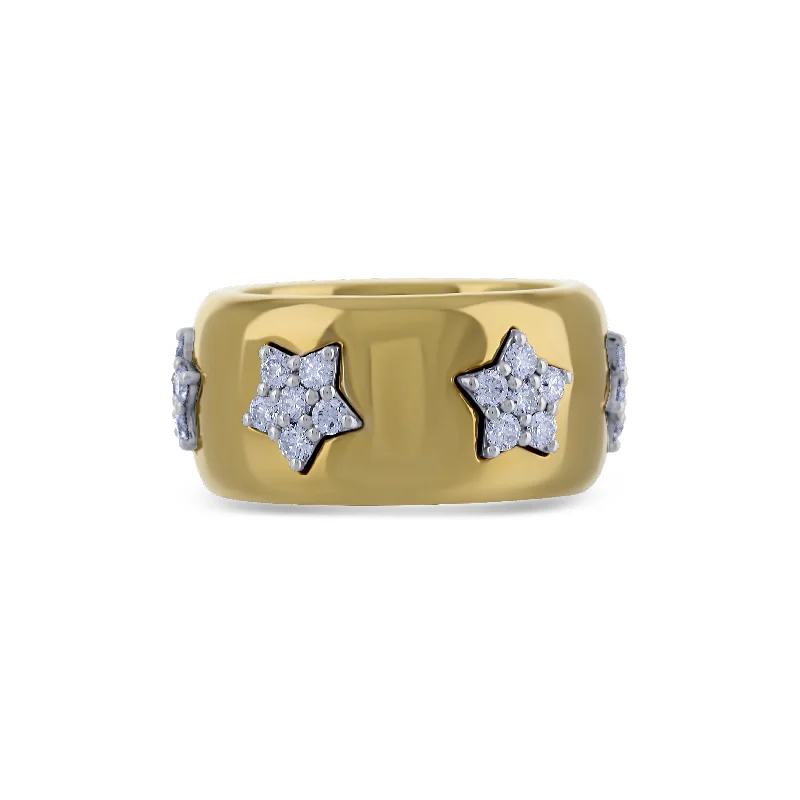 black tungsten wedding band for men Leo Pizzo 18k Yellow Gold Wide Band with Diamond Star Design black tungsten wedding band for men Leo Pizzo 18k Yellow Gold Wide Band with Diamond Star Design