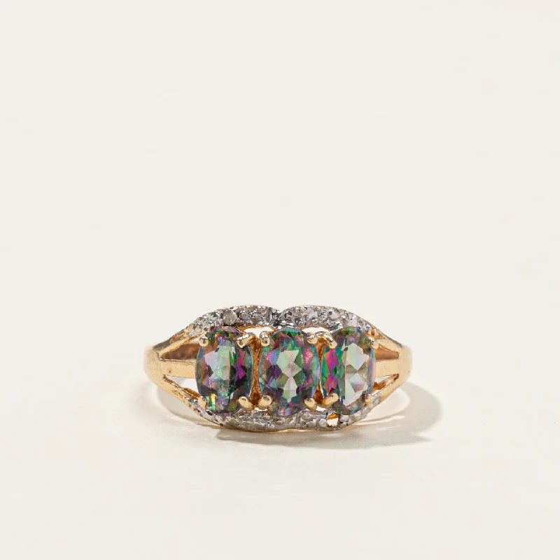 raw crystal cuff bracelet Mystic Topaz & Diamond Ring | 1.50ctw | 0.01ct | SZ 5.25 | raw crystal cuff bracelet Mystic Topaz & Diamond Ring | 1.50ctw | 0.01ct | SZ 5.25 |