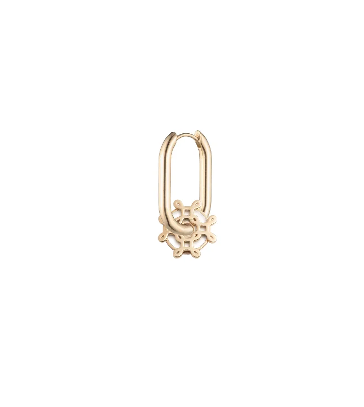 Never Ending Knot - Vivacity : Small Chubby Fob Earring