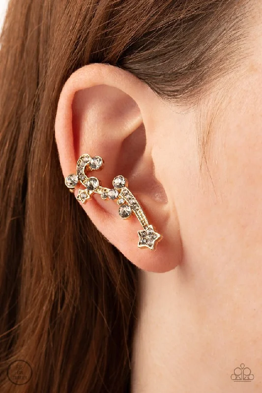 Paparazzi Earring ~ Astral Anthem - Gold