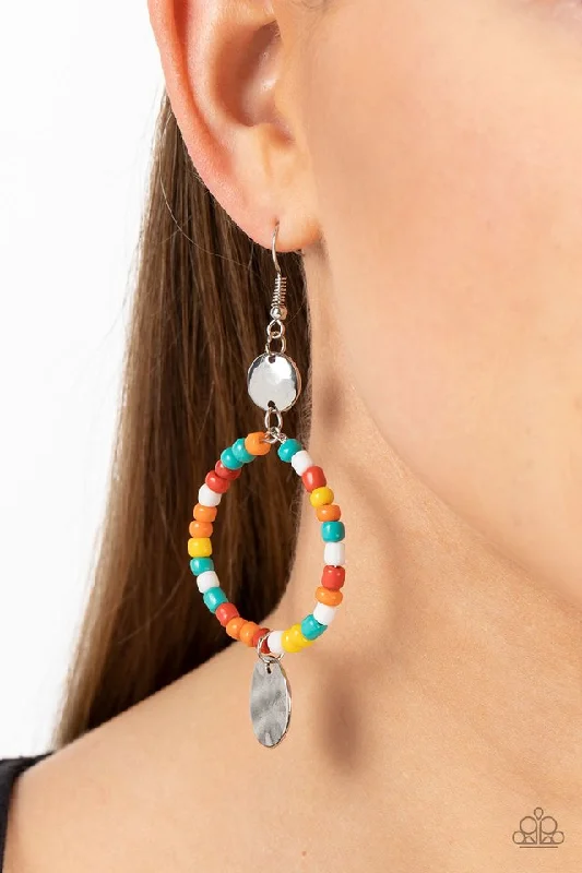 Paparazzi Earring ~ Cayman Catch - Multi