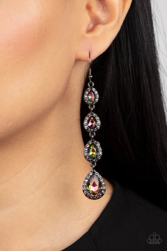 Paparazzi Earring ~ Confidently Classy - Multi