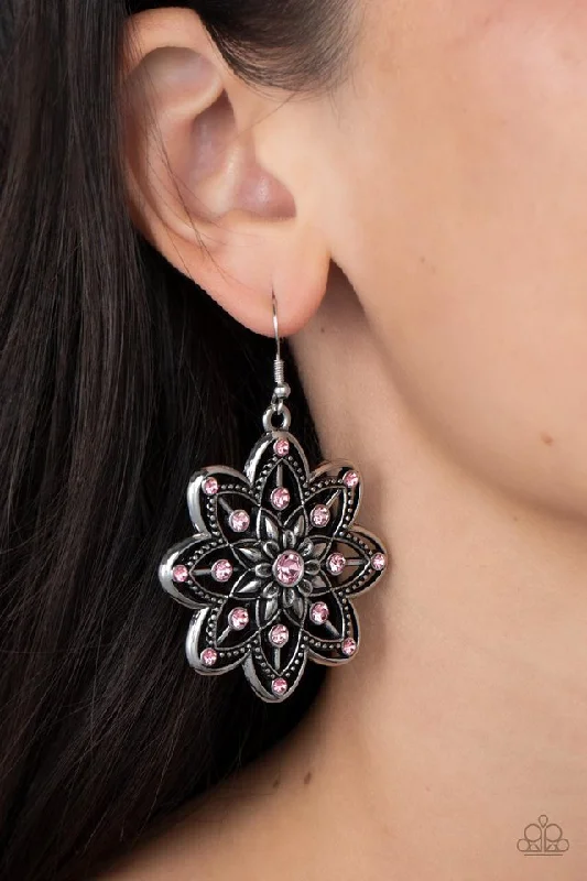 Paparazzi Earring ~ Prismatic Perennial - Pink