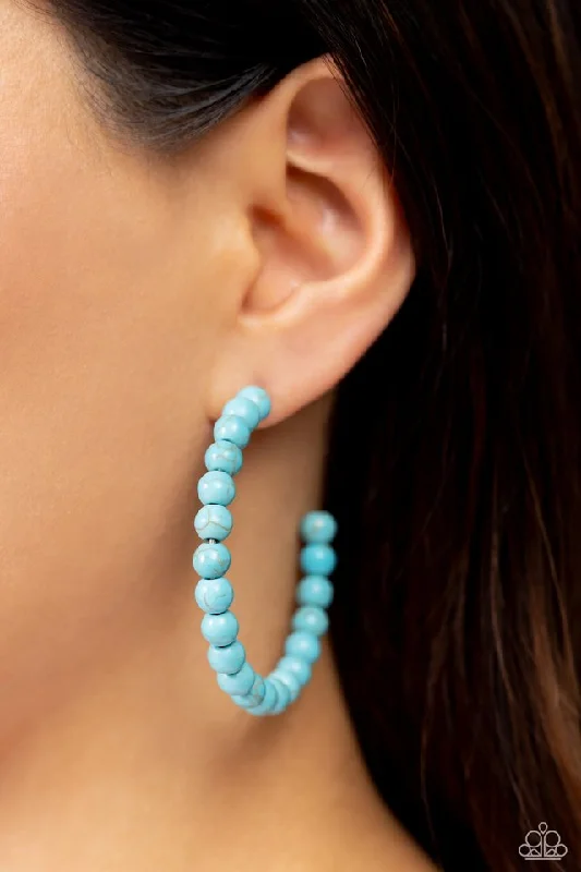 Paparazzi Earring ~ Rural Retrograde - Blue