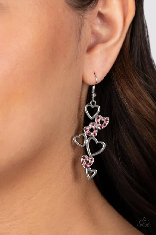 Paparazzi Earring ~ Sweetheart Serenade - Multi