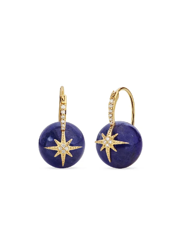 vintage-inspired gold locket Pavé Diamond Starburst Tanzanite Bead Yellow Gold Earrings vintage-inspired gold locket Pavé Diamond Starburst Tanzanite Bead Yellow Gold Earrings