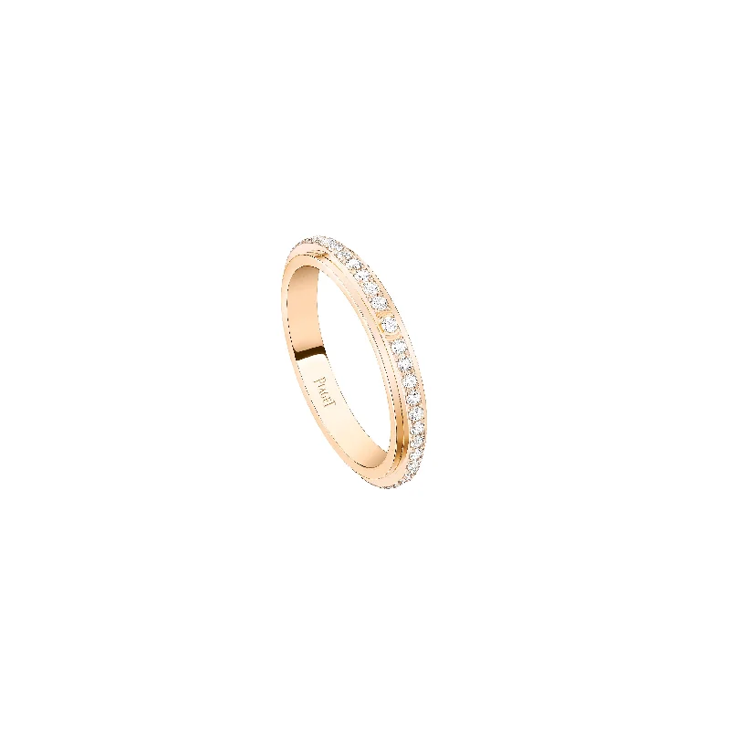 silver anklet with charms Piaget Posession 18k Rose Gold Diamond Turning Ring G34P1M59 silver anklet with charms Piaget Posession 18k Rose Gold Diamond Turning Ring G34P1M59