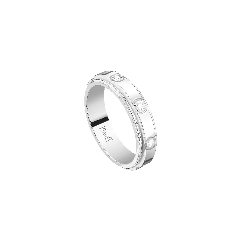 real garnet stacking rings Piaget Possession Ring 18k White Gold - G34P3N64