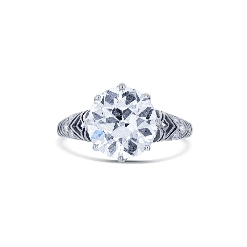 real peridot gemstone ring Platinum Art Deco Engagement Ring With A 3.30Ct Old European Brilliant Center Stone real peridot gemstone ring Platinum Art Deco Engagement Ring With A 3.30Ct Old European Brilliant Center Stone