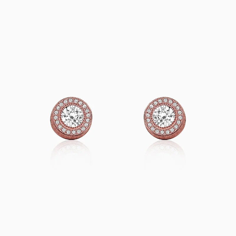 rose gold cartilage barbell Rose Gold Charming Studs