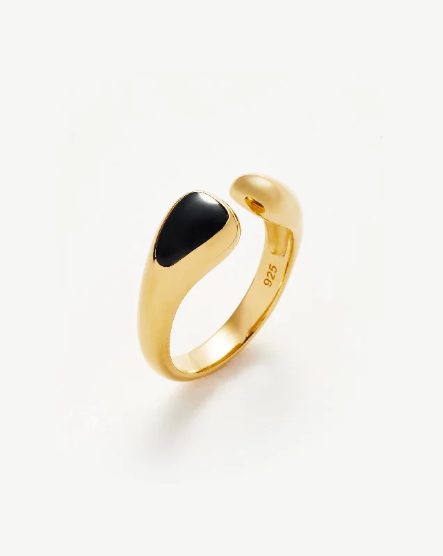 rose quartz bracelet healing Savi Sculptural Black Onyx Open Ring | 18ct Gold Vermeil/Black Onyx rose quartz bracelet healing Savi Sculptural Black Onyx Open Ring | 18ct Gold Vermeil/Black Onyx