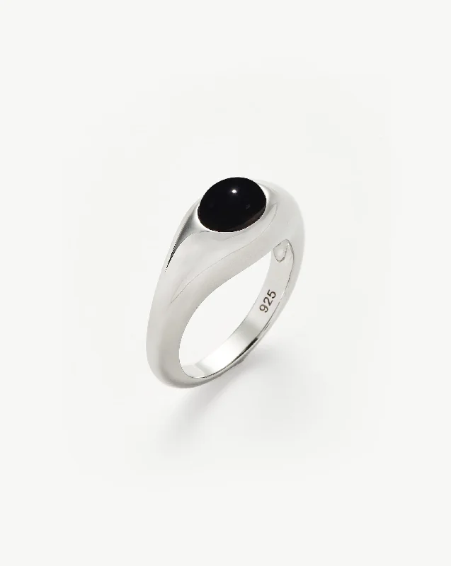 gothic skull ring for men Savi Sculptural Gemstone Stacking Ring | Sterling Silver/Black Onyx gothic skull ring for men Savi Sculptural Gemstone Stacking Ring | Sterling Silver/Black Onyx