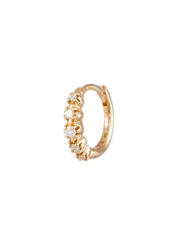 emerald cut diamond wedding ring Small Graduated Diamond Sophia Mini Hoop Yellow Gold Earring emerald cut diamond wedding ring Small Graduated Diamond Sophia Mini Hoop Yellow Gold Earring