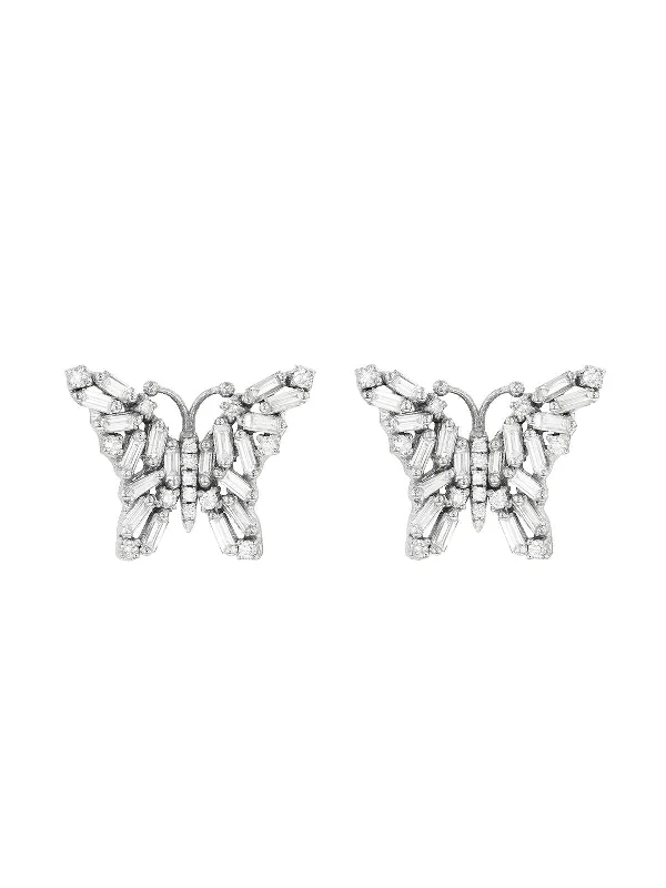 tiny star constellation bracelet Small White Diamond Firework Butterfly White Gold Stud Earrings tiny star constellation bracelet Small White Diamond Firework Butterfly White Gold Stud Earrings