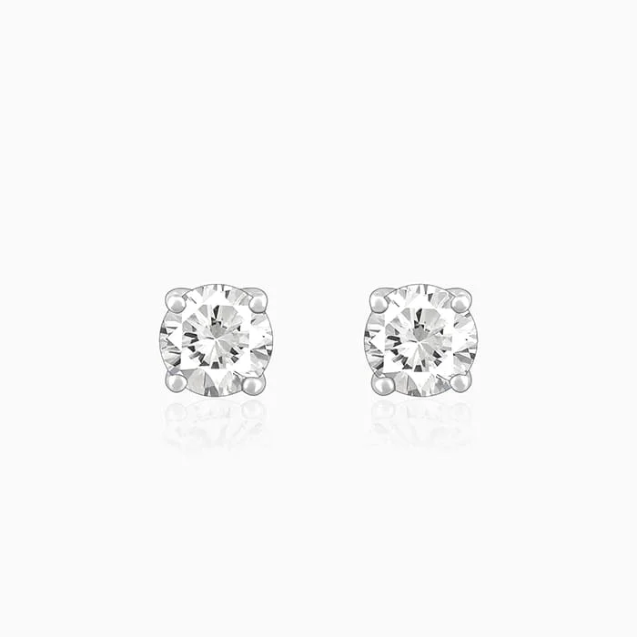 silver arrow pendant necklace Anushka Sharma Silver Zircon Earrings