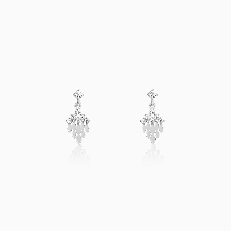 art deco diamond bracelet Silver Grape Valley Earrings