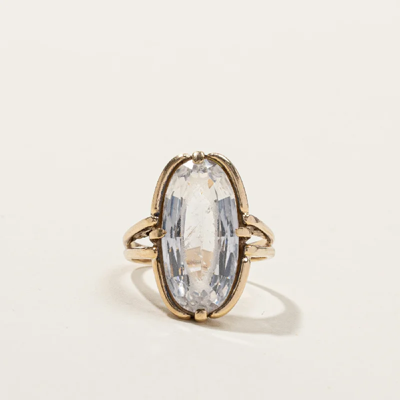 elegant marquise diamond ring Synthetic Spinel Ring | 8.00ct | SZ 7.5 |