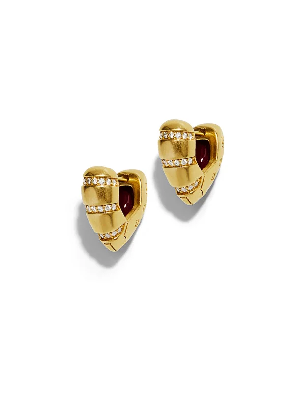 wedding anniversary diamond ring The Ones Yellow Gold Earrings