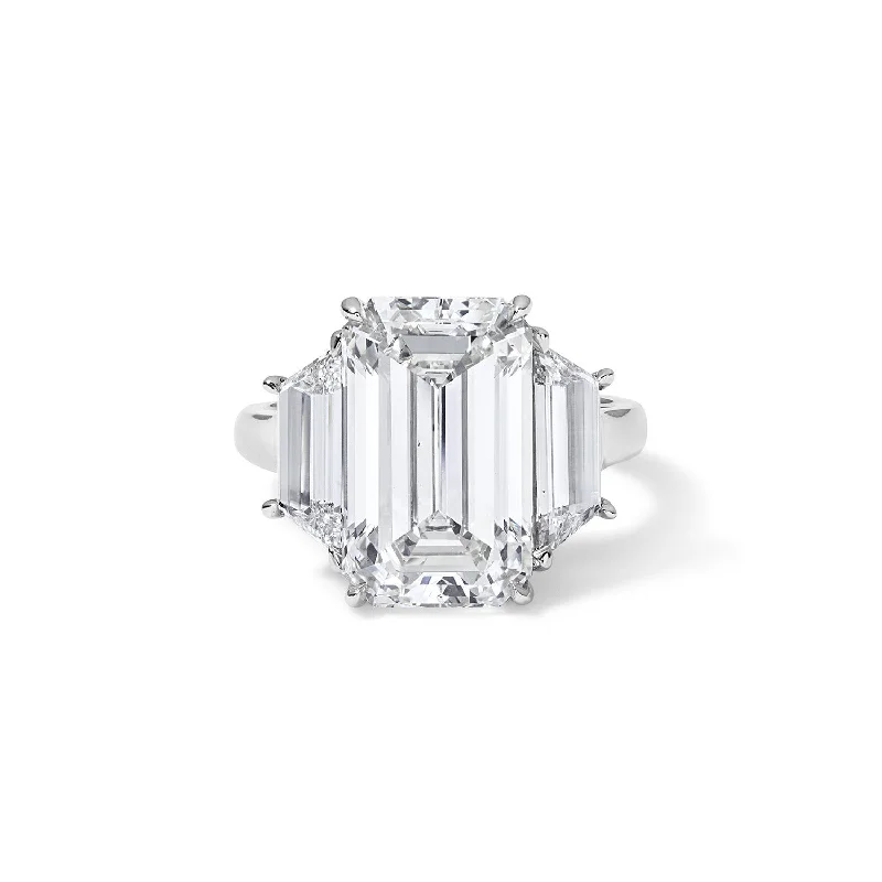pearl and gold chain earrings 7.30CT Emerald Cut Three-Stone Ring with Trapezoid Side Stones pearl and gold chain earrings 7.30CT Emerald Cut Three-Stone Ring with Trapezoid Side Stones