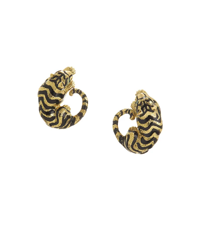 Tiger Earrings