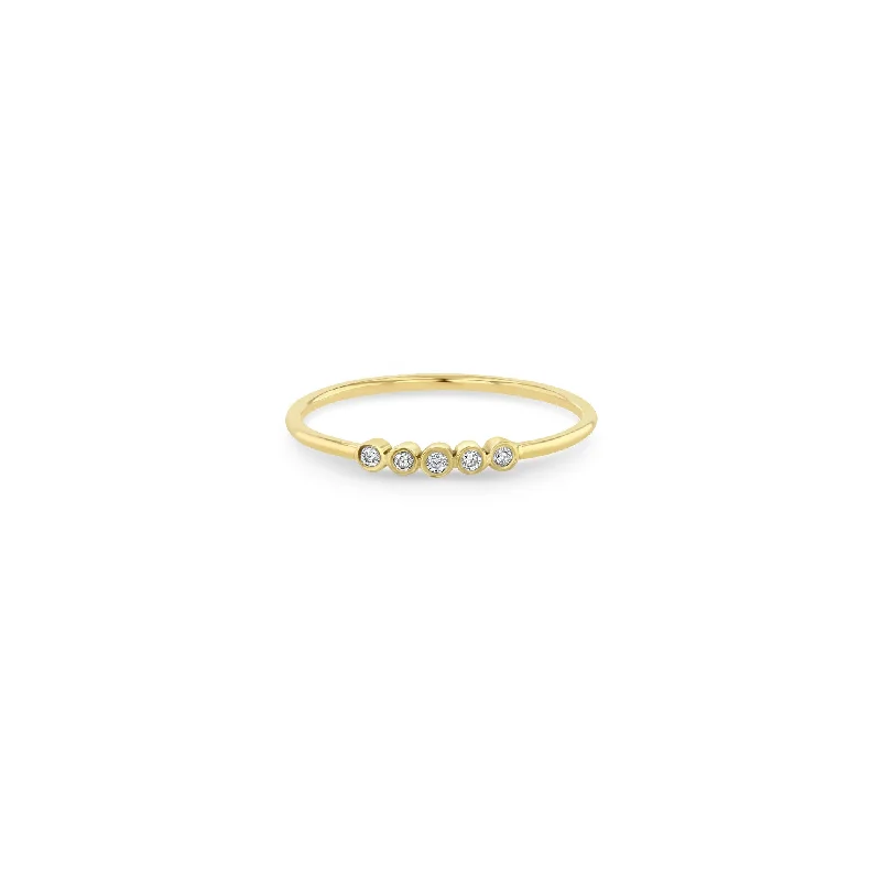moissanite engagement ring affordable Tiny Bezel Ring