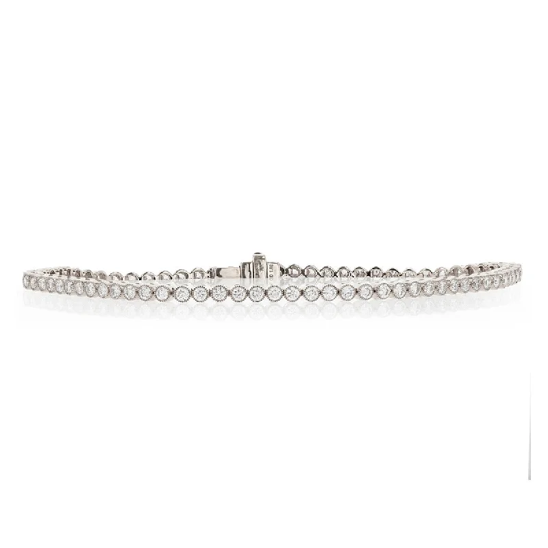 1.90-Carat Diamond 7-Inch Tennis Bracelet