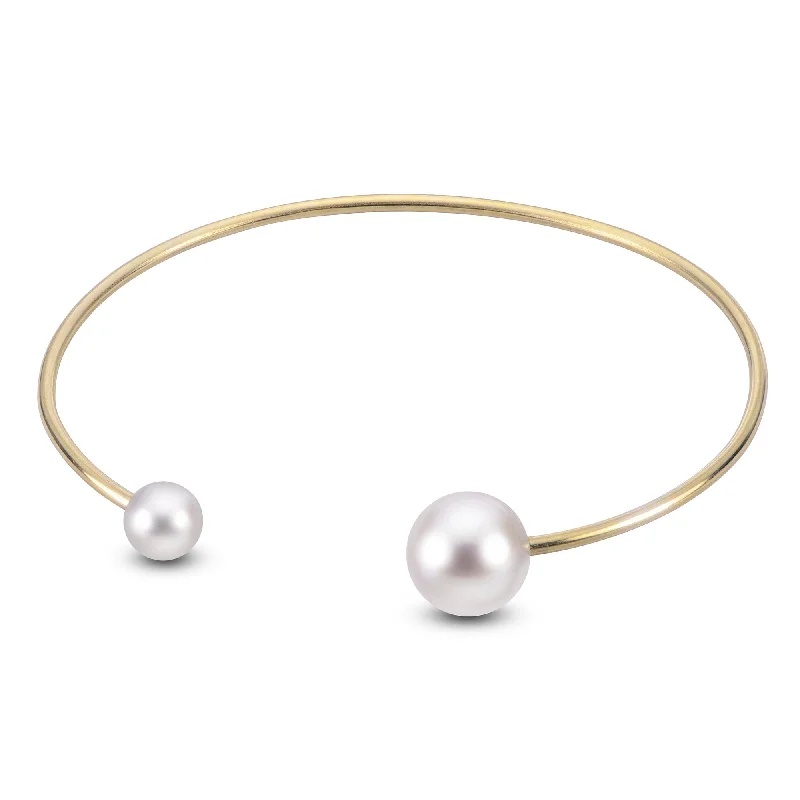 customized infinity bracelet 14KT Yellow Gold Freshwater Pearl Bracelet