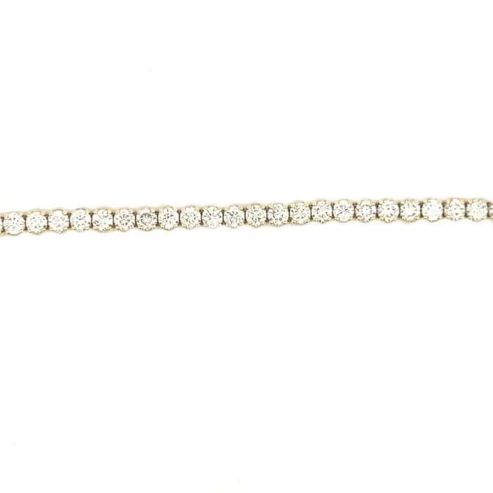 Mountz Collection 7.0CTW 7" Diamond Straightline Bracelet in 14K Yellow Gold