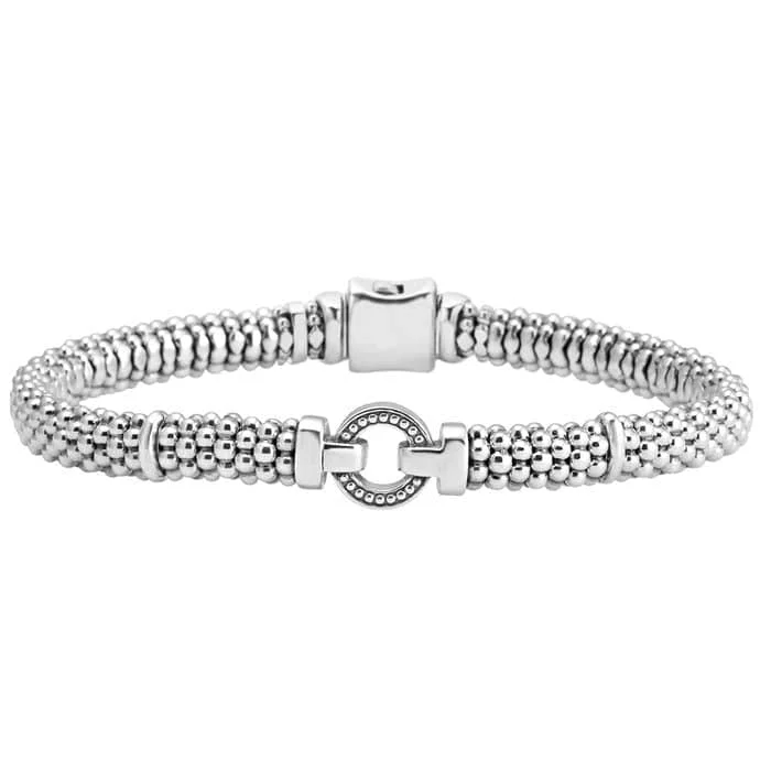 LAGOS Enso Caviar Beaded Bracelet in Sterling Silver