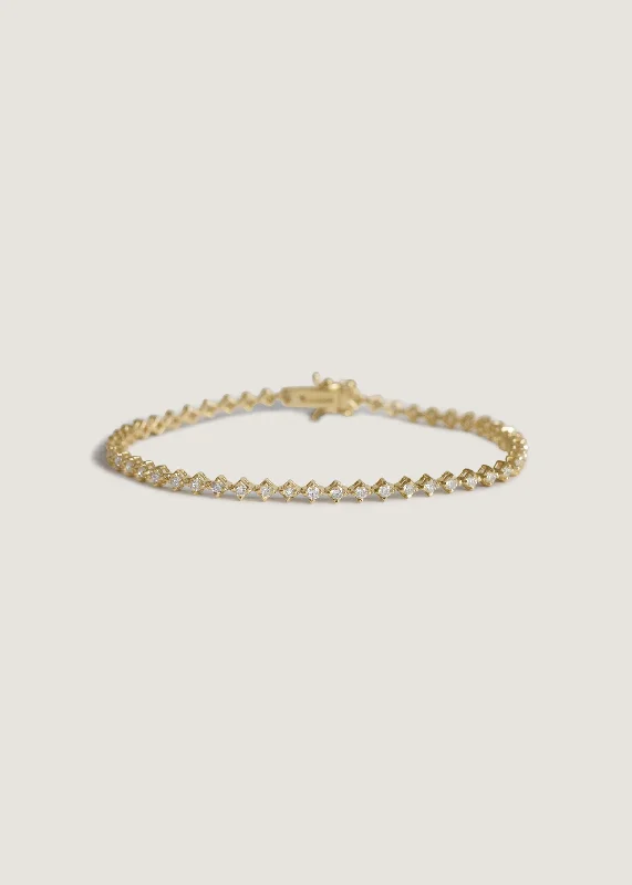 personalized engraved signet ring Amy Four Prong Tennis Bracelet Diamond