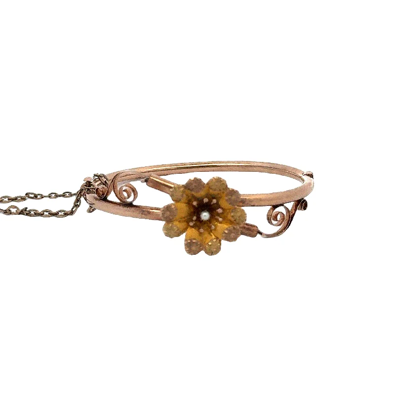 dainty gold anchor bracelet Antique Bangle Set
