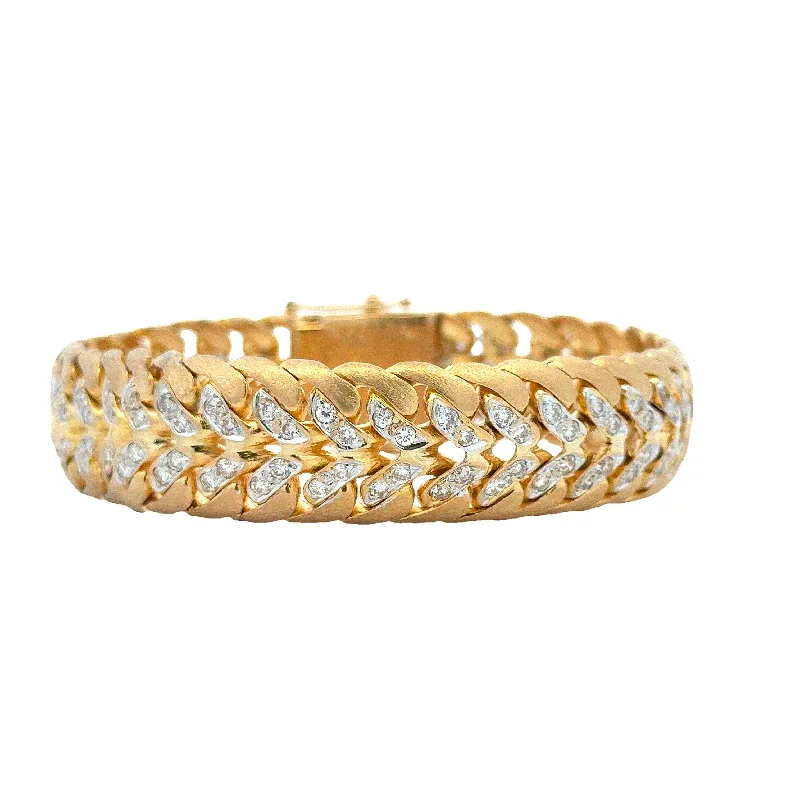 rose gold ring with diamonds Antique Diamond Bracelet