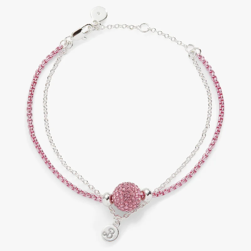 adjustable minimalist wave bracelet Barbie™ The Movie Disco Double Layer Adjustable Bracelet