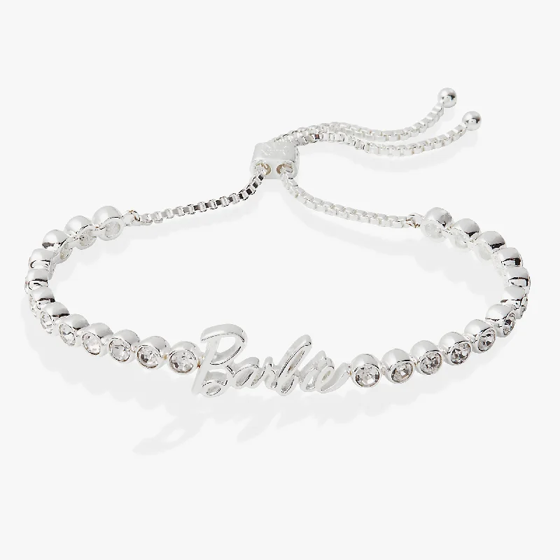 sterling silver charm anklet Barbie™ Tennis Bolo Bracelet