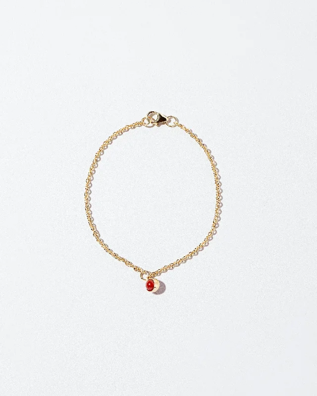 Birthstone Bracelet - One Charm