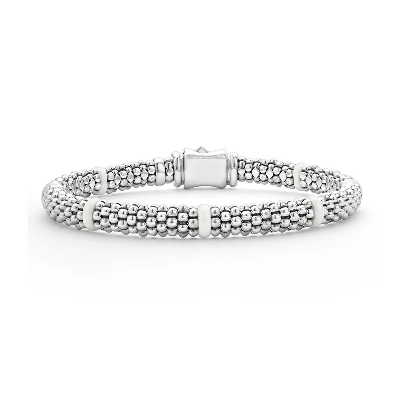 Ceramic Signature Caviar Station Bracelet