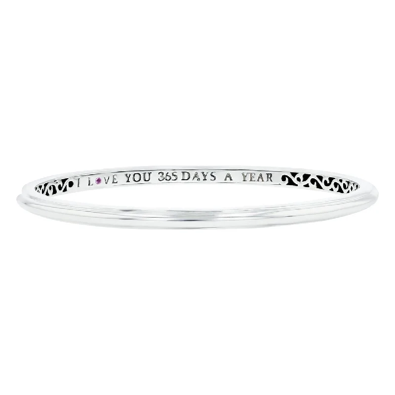 Charles Krypell I Love You 365 Days a Year Bracelet