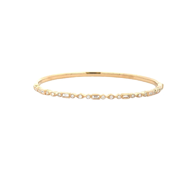 sparkling diamond drop earrings Diamond Bangle Bracelet